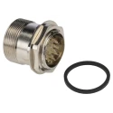 Lapp EPIC 16 Pole Straight Standard DIN Socket, 7.5A, 1.5kV, IP65, Screw Lock, Through Hole Female 50106202+00008945