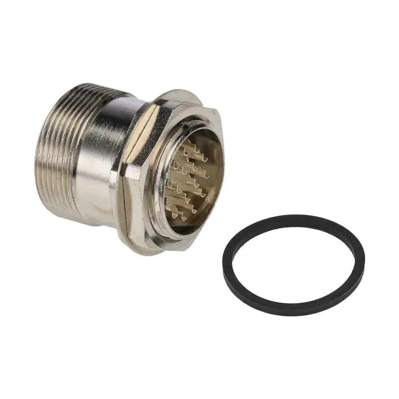 Lapp EPIC 16 Pole Straight Standard DIN Socket, 7.5A, 1.5kV, IP65, Screw Lock, Through Hole Female 50106202+00008945