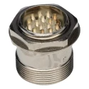 Lapp EPIC 16 Pole Straight Standard DIN Socket, 7.5A, 1.5kV, IP65, Screw Lock, Through Hole Female 50106202+00008945