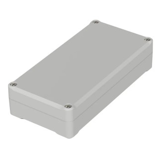 Bopla Euromas II Series ABS Enclosure IP65 Light Grey Lid 37 mm x 160 mm x 80 mm 63229000 ET 229