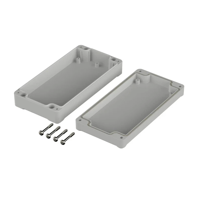 Bopla Euromas II Series ABS Enclosure IP65 Light Grey Lid 37 mm x 160 mm x 80 mm 63229000 ET 229