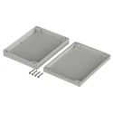 Bopla Euromas II Series Light Grey ABS Enclosure IP65, 37 mm x 200 mm x 150 mm 63232000 ET 232