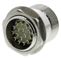 Lapp EPIC 16 Pole Straight Standard DIN Plug, 7.5A, 1.5kV, IP65, Screw Lock, Through Hole Male 50106202+00008885