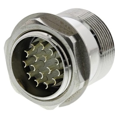 Lapp EPIC 16 Pole Straight Standard DIN Plug, 7.5A, 1.5kV, IP65, Screw Lock, Through Hole Male 50106202+00008885