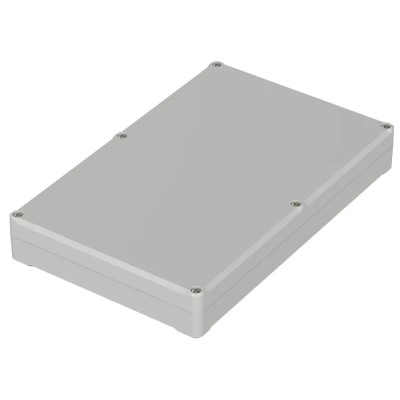 Bopla Euromas II Series ABS Enclosure with Light Grey Lid IP65, 37 mm x 250 mm x 160 mm 63233000 ET 233