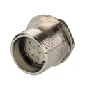 Lapp R 12 Pole Straight Standard DIN Socket Female 7.5A 1.5kV IP65 Screw Lock Through Hole 50106202+00008727
