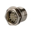 Lapp R 12 Pole Straight Standard DIN Socket Female 7.5A 1.5kV IP65 Screw Lock Through Hole 50106202+00008727