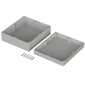 Bopla Euromas Series Light Grey ABS Enclosure, IP66, 150 mm x 400 mm x 360 mm 03260000