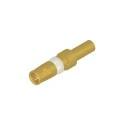 CONEC 2.6 mm Female Crimp D-Sub Connector Power Contact Gold Flash over Nickel 12 AWG 132A11029X