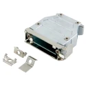 CONEC Cable Clamp for Use With D-Sub Hood Black Thermoplastic Elastomer 9 Contacts 160X11189X