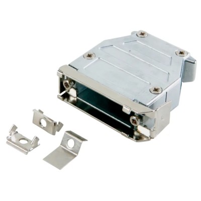 CONEC Cable Clamp for Use With D-Sub Hood Black Thermoplastic Elastomer 9 Contacts 160X11189X