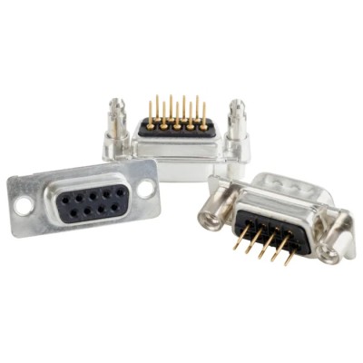CONEC 15 Way Straight Through Hole Female D-Sub Connector with 4 to 40 UNC Mounting Hardware 164A16579X
