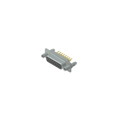 CONEC 15 Way Straight 2.74 mm Pitch Through Hole D-Sub Connector with 4 to 40 UNC Female 164A16679X