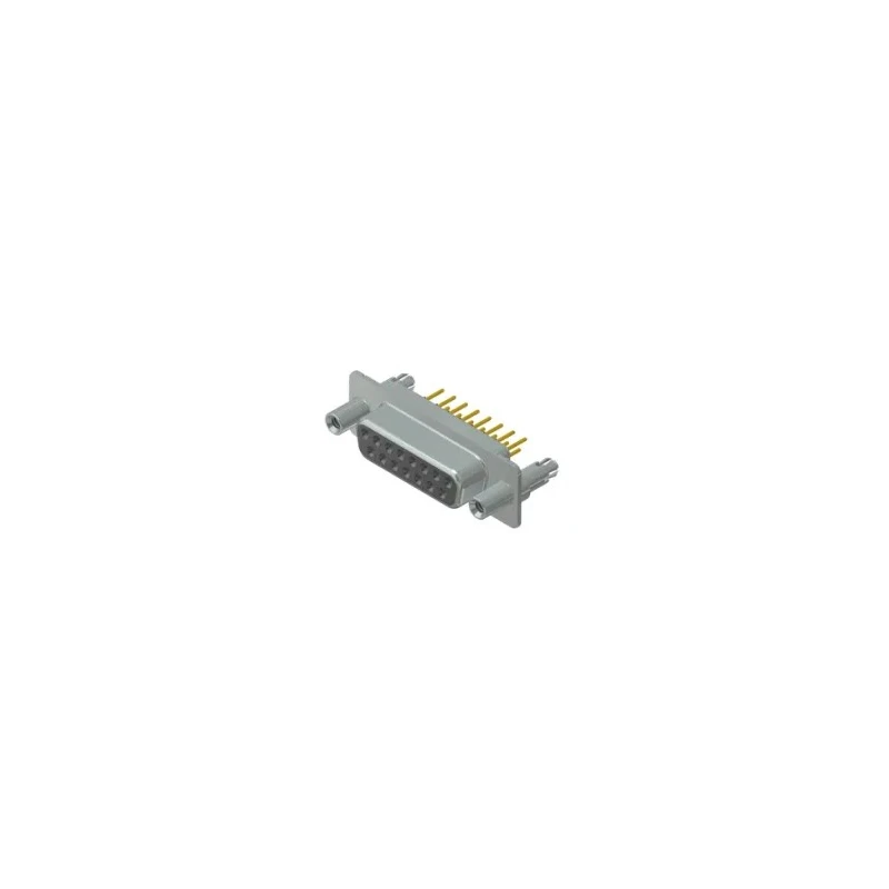 CONEC 15 Way Straight 2.74 mm Pitch Through Hole D-Sub Connector with 4 to 40 UNC Female 164A16679X