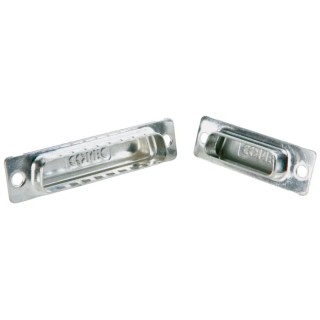 CONEC D-Sub Cap, 165x13 Series Screen Cap for Use with Plug Connector, Steel Body, Male, 9 Contacts 165X13129X
