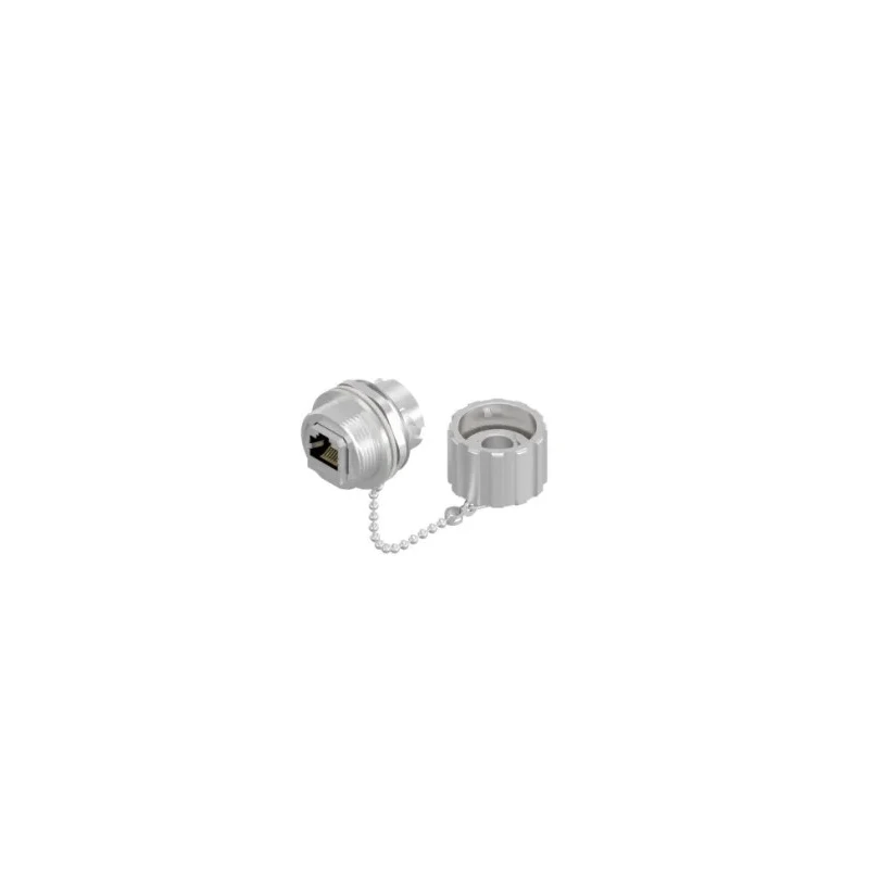 CONEC 17 Series 1 Port RJ45 Shielded Jack Receptacle and Cover Kit Cat5e RJ45 