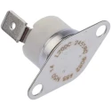 Honeywell Technologies Bi-Metallic Thermostat, Closes at 160 °C, 260 °C Max, SPST Contact, Automatic Reset 2455RC-90820465