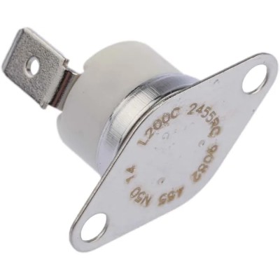 Honeywell Technologies Bi-Metallic Thermostat, Closes at 160 °C, 260 °C Max, SPST Contact, Automatic Reset 2455RC-90820465