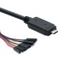 Connective Peripherals JTAG, I2C, SPI Interface Converter USB Hi-Speed FT232H Device USBC-HS-MPSSE-3.3V-3.3V-500-SPR