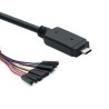 Connective Peripherals JTAG, SPI, I2C Interface Converter USB Hi-Speed FT232H USB to MPSSE USBC-HS-MPSSE-5V-3.3V-500-SPR