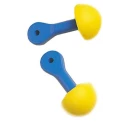 3M E.A.R Express Series Yellow, Blue Reusable Ear Plugs, 28 dB Rated, Corded, Polyurethane Foam EX-01-001