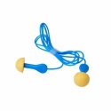 3M E.A.R Express Series Yellow, Blue Reusable Ear Plugs, 28 dB Rated, Corded, Polyurethane Foam EX-01-001