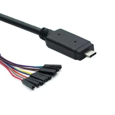 Connective Peripherals UART Interface Converter USB Type C to UART, Maximum Baud Rate USBC-HS-UART-5V-3.3V-1800-SPR