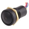 ITW Switches Illuminated Momentary Push Button Switch, Panel Mount, 16 mm Cutout, SPST Contact, Green LED, IP67 49-59311G