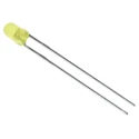 Kingbright 14 V Yellow LED 3 mm (T-1) Through Hole L934 L-934YD-12V