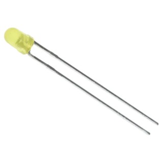 Kingbright 14 V Yellow LED 3 mm (T-1) Through Hole L934 L-934YD-12V