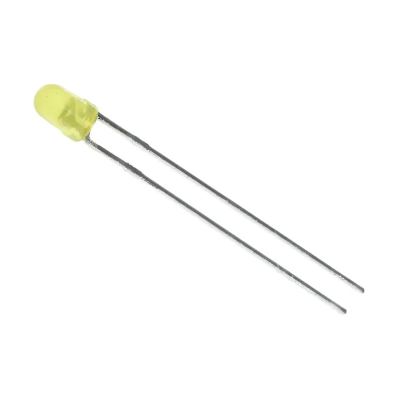 Kingbright 14 V Yellow LED 3 mm (T-1) Through Hole L934 L-934YD-12V