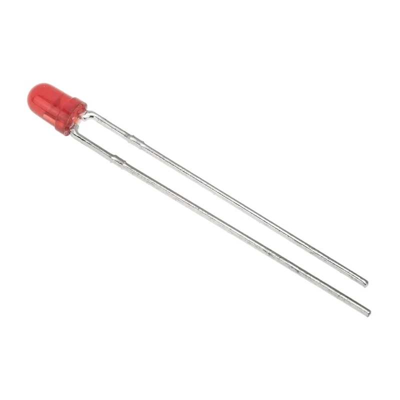Kingbright 2 V Red LED 3 mm (T-1) Through Hole L-934ID