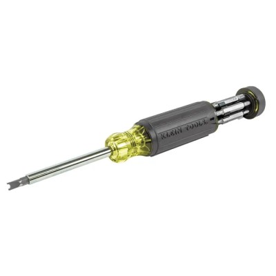 Klein Tools Interchangeable Standard Screwdriver Set 15-Piece Model 32291, Multi-Tip with Cushion Grip Handle, Taiwan 32291
