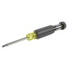 Klein Tools Interchangeable Standard Screwdriver Set 15-Piece Model 32291, Multi-Tip with Cushion Grip Handle, Taiwan 32291
