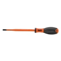 Klein Tools Insulated Screwdriver 125 mm Blade VDE 1000V Approved Ergonomic Grip 225mm Overall Length 32244INS