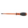 Klein Tools Insulated Screwdriver 125 mm Blade VDE 1000V Approved Ergonomic Grip 225mm Overall Length 32244INS