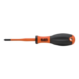 Klein Tools Insulated Screwdriver PZ1 Tip 80mm Blade VDE 1000V Approved 180mm Overall 32246INS