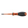 Klein Tools Insulated Screwdriver PZ1 Tip 80mm Blade VDE 1000V Approved 180mm Overall 32246INS