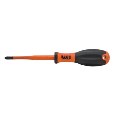Klein Tools Insulated Screwdriver PH2 Tip 100 mm Blade VDE 1000V Approved 210mm Overall 32259INS