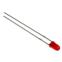 Kingbright Red LED 3 mm T-1 Through Hole Round 2.25 V Forward Voltage L-934HD