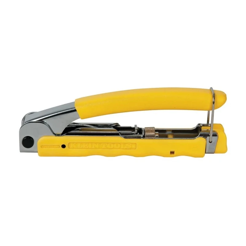 Klein Tools Crimp Tool Compression Crimper for F, BNC, RCA Connectors VDV211