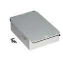 Hammond Flanged ABS General Purpose Enclosure Grey Lid IP54 Protection 30 mm x 122 mm x 94 mm 