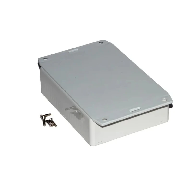 Hammond Flanged ABS General Purpose Enclosure Grey Lid IP54 Protection 30 mm x 122 mm x 94 mm 