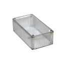 Hammond 1591T Series Transparent Lid Polycarbonate General Purpose Enclosure IP54 46 mm x 150 mm x 81 mm 1591DTCL