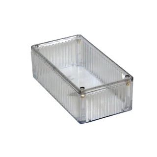 Hammond 1591T Series Transparent Lid Polycarbonate General Purpose Enclosure IP54 46 mm x 150 mm x 81 mm 1591DTCL