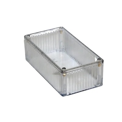 Hammond 1591T Series Transparent Lid Polycarbonate General Purpose Enclosure IP54 46 mm x 150 mm x 81 mm 1591DTCL