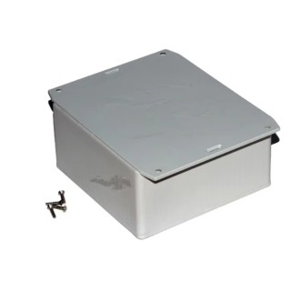 Hammond Flanged 1591 Series Grey Lid ABS General Purpose Enclosure IP54 56 mm x 119 mm x 119 mm 