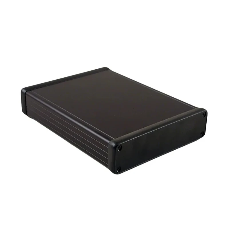 Hammond Black Aluminium Instrument Case 31 mm Height x 220 mm Length x 125 mm Width 1455P2201BK