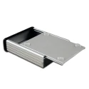 Hammond Black Aluminium Instrument Case 31 mm Height x 220 mm Length x 125 mm Width 1455P2201BK