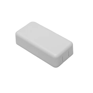 Hammond 1551SNAP Series White Lid Plastic General Purpose Enclosure, IP30, 20 mm x 40 mm x 80 mm 1551SNAP2WH